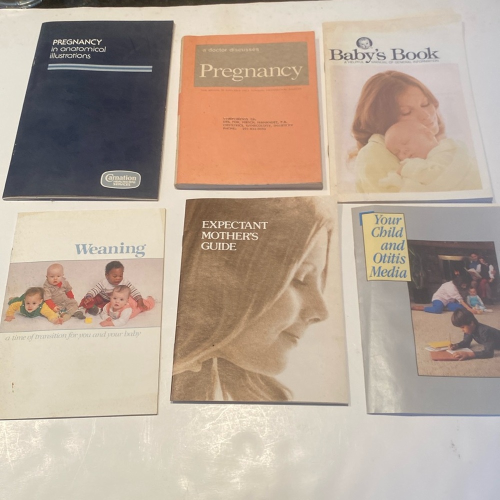 Vintage Lot of 6 Pregnancy Booklets